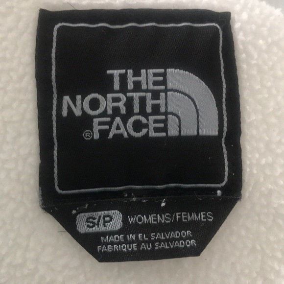 White Northface Denali Jacket Size Small - Picture 5 of 6